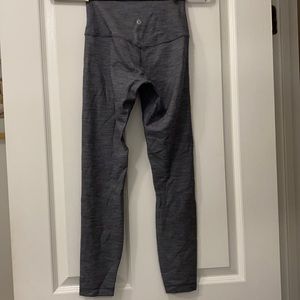 Grey lulu leggings worn once sz 4